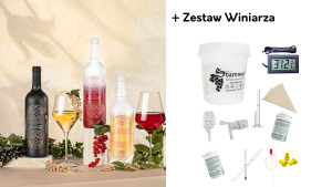 Kurs średniozaawansowany ("Pewna ręka w winiarstwie") + Zestaw winiarza
