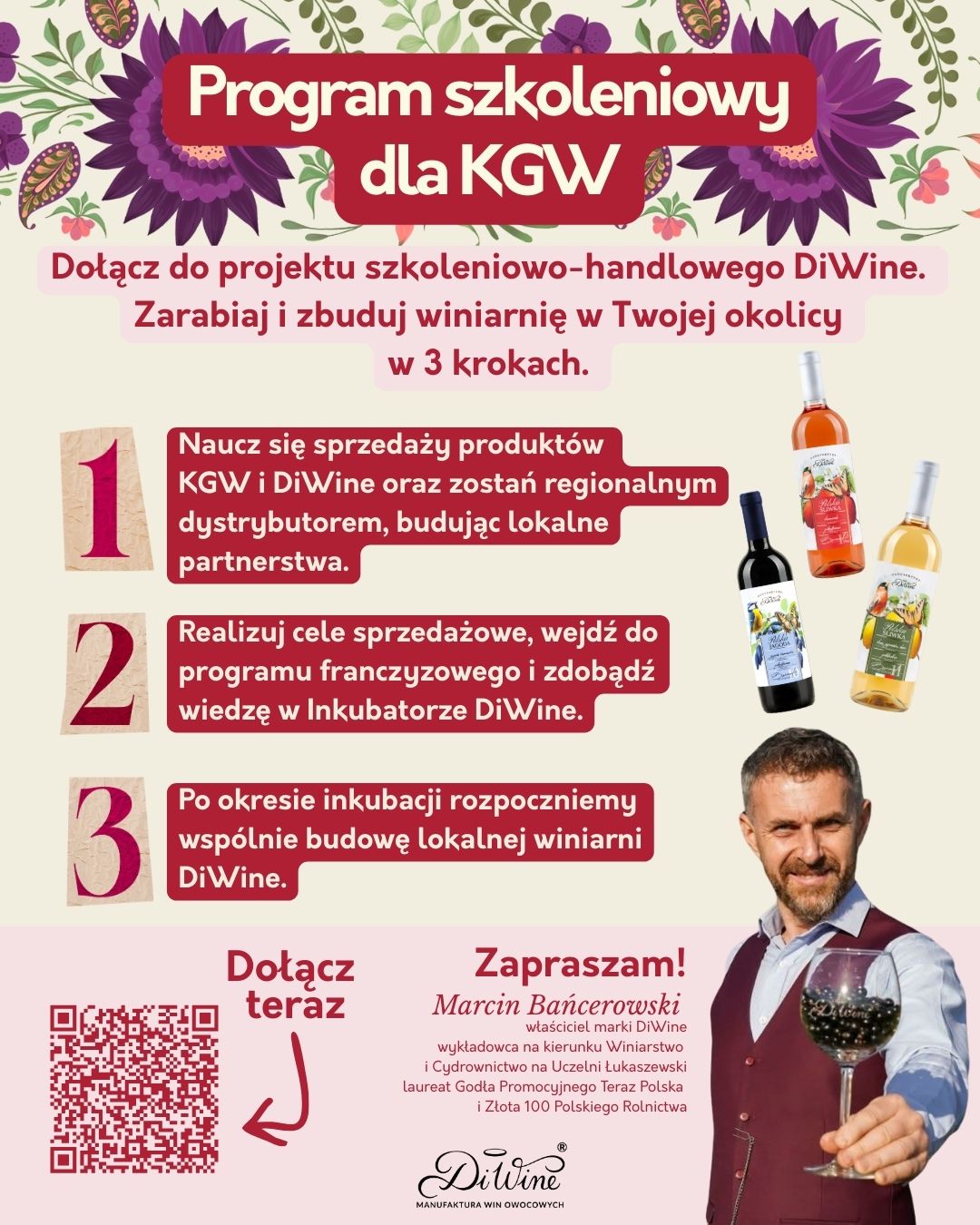 Program Handlowy DiWine – wsparcie sprzedaży dla Kół Gospodyń Wiejskich 